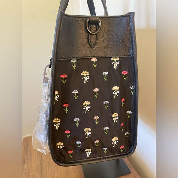 BETSEY JOHNSON Tote / Shoulder Bag / Crossbody w Bag Charms FIRM PRICE - Picture 4 of 16